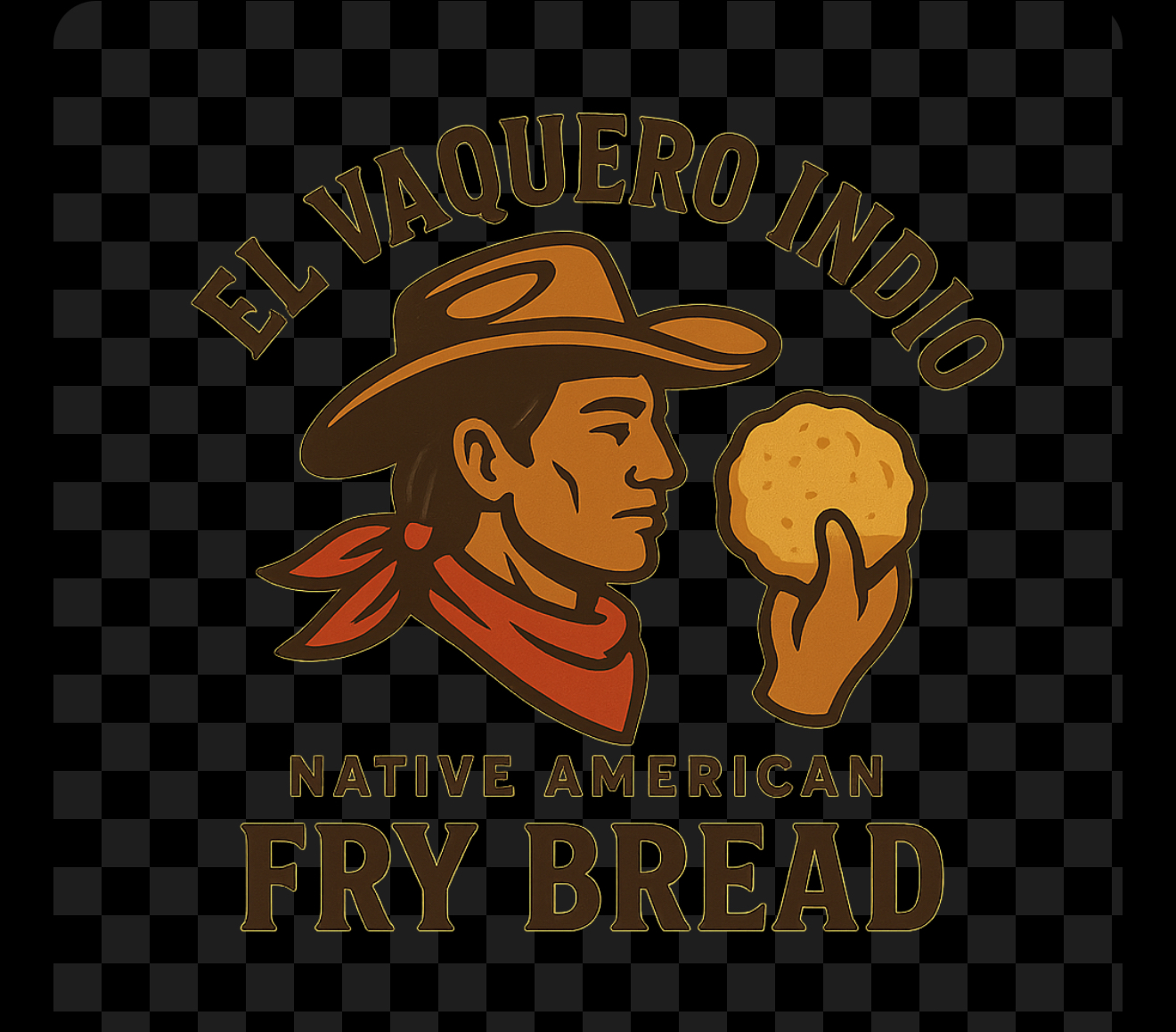 El Vaquero Indio Native American Fry Bread logo